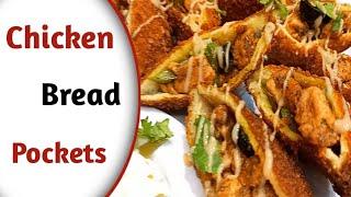Chicken Bread Pockets | By Sara's Kitchen Flavour