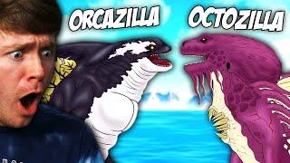 Reacting to ORCAZILLA vs OCTOZILLA in the ULTIMATE FIGHT