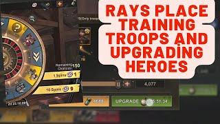 SvS Day 2 and 3 - Shameless 70 Spin İn Rays Place - Training Bunch Of T11 Troops