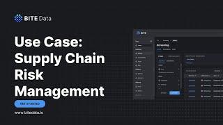 Supply Chain Risk Management: A BITE Use Case