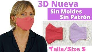 NEW 3D MASK | NO MOLDS - NO PATTERN and Only for 7 minutes - Size S