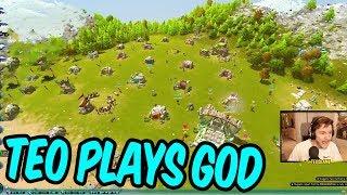 Teo plays god, and his viewers are his citizens - Universim