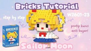 HOW TO BUILD USAGI TSUKINO "SAILORMOON" MINI LEGO W2601-23 | Bricks Tutorial (Bahasa Indonesia)