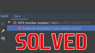 [SOLVED] How to solve failed to find build tools revision 26.0.2 Android Studio