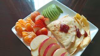 LETS CUT FRUITS AND COOK  CREPE WITH JAM #cooking #cutting #food #recipe #trending #viralvideo #asmr