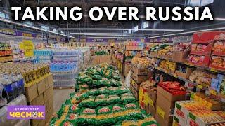 Russian TYPICAL (Belarus Owned) Supermarket Tour: Chesnok