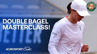 Iga Swiatek dishes out a double bagel at the French Open 