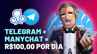 Como Conectar o Telegram no Robô de Vendas do Manychat (Atualizado)