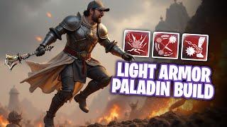 TANKY IN LIGHT ARMOR - FLAIL & LIFE STAFF PALADIN PVP BUILD - NEW WORLD: AETERNUM