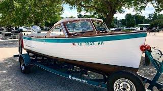 1960 18’ Lyman Tumblehome Outboard