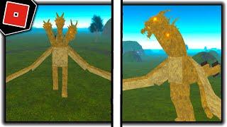 How to get "GHIDORAH" BADGE + MORPH/SKIN in TREVOR CREATURES THE TREVOR LEGENDS! - Roblox