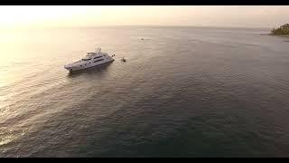 Luxus Yacht Stock Footage