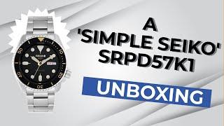 Budget Watch Reviews - Seiko SSRPD 57K1 Unboxing: The simplest of SEIKO's?