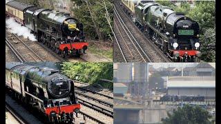 Best of Steam Trains on UK Mainline 2024