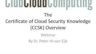 The value of CCSK cloud security training
