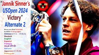  "September 8, 2024: Sinner Wins USOpen, Alternate 2" - Song (3:03) crafted using Suno AI  #sinner