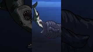 The Bloop VS Megalodon | Bite Fight #shorts  #animation