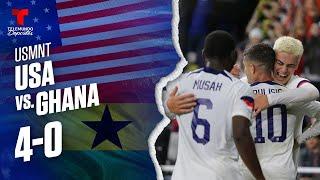 Highlights & Goles | USA vs. Ghana 4-0 | USMNT | Telemundo Deportes