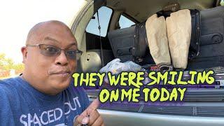 WHY THE GARAGE SALE GODS SMILED ON ME -- A GARAGE SALE RIDE ALONG!