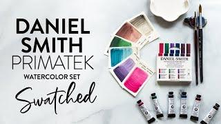 Watercolor Palette Swatching (Daniel Smith Primatek Set)