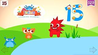 Endless Numbers 15 | Learn Number Fifteen | Fun Learning for Kids