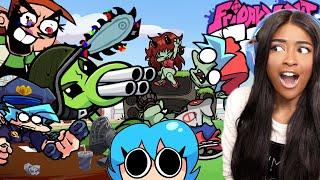 PLANTS VS RAPPERS IS AWESOME! PIBBY VICKY IS SCARY!! PHONE GUYS... SKY?? | Friday Night Funkin