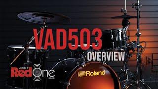 Roland VAD503 V-Drums Acoustic Design Electronic Drum Overview with Roland Canada