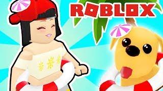 Пошла на ПЛЯЖ в Роблокс Адопт МИ - Новое обновление в Roblox Adopt me Summer челлендж