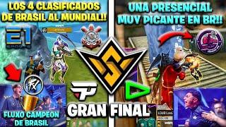 LOS CUATRO CLASIFICADOS AL MUNDIAL!! GRAN FINAL FREE FIRE WORLD SERIES BRASIL PICANTE PRESENCIAL