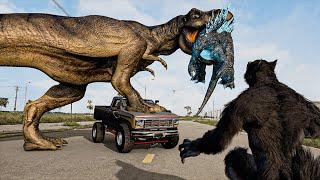 Most Dramatic T-Rex Attack | T-Rex Vs Godzilla | Jurassic World 4 Dinosaur Fan Movie | Teddy Chase