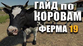 ГАЙД по КОРОВАМ Farming Simulator 19 Ферма - Чем Кормить, Как Ухаживать, Где Купить Корову?