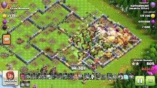 Overpowering TH16 Bases with Ultimate Root Riders Attack! (eventhough my troops level is TH15)