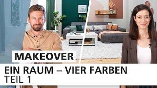 Ein Raum - vier Farben (Teil 1)   | Makeover | INTERIYEAH! Einrichten mit SEGMÜLLER