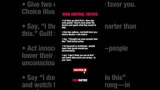  Top 5 Mind Control Tactics That Let You Influence Anyone Silently (No One Teaches This)...