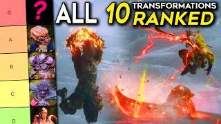 All Black Myth Wukong TRANSFORMATIONS Tier List | Ranking EVERY Single Transformation! | @syrobe