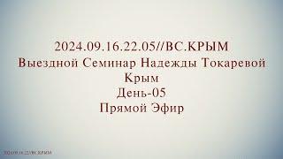 Надежда Токарева - Семинар №4_20.09.2024.Д-5 Крым. ВС. Прямой Эфир