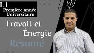 Physique 1: Travail et énergie - Résumé | L1 première Université