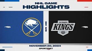 NHL Highlights | Sabres vs. Kings - November 20th, 2024