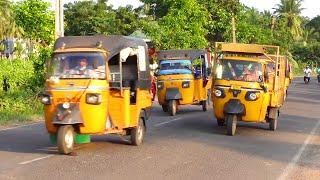 Huge Autorickshaw 3 wheelers Driving with Auto Sounds!!!