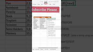 #excel #excelhacks  | Excel Formula trick | #tricks #excelshortcuts #shorts | #exceltips