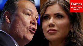 LIVE: Alex Padilla Delivers First Remarks On Senate Floor Since Incident At Noem Press Briefing