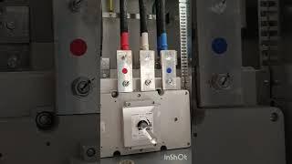 ELECTRICIAN |SPARKY ️ CABLE CONNECTION (MSB & TR) 185mm2 | 500mm2 #shorts #shortvideo