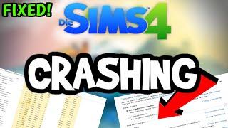 How To Fix Sims 4 Crashing! (100% FIX)