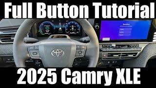 2025 Toyota Camry XLE: Features & Controls Explained