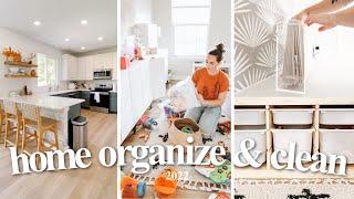 HOME ORGANIZATION AND CLEAN WITH ME | Organization and Cleaning Motivation