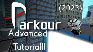 Roblox Parkour How To Do Advanced Tutorial With All Moves Easily (2023)