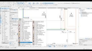 ArchiCAD 24. Отображение стен. Строительный материал. Графическая замена