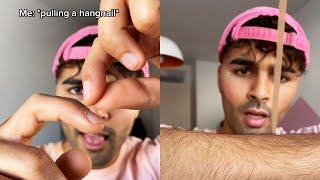  PULLING A HANGNAIL  Photography Tutorial in #Shorts by youneszarou