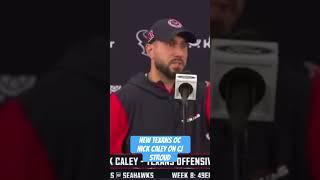 New Texans OC Nick Caley On CJ Stroud #nfl #nflnews #nflupdates #houstontexans #cjstroud #shorts