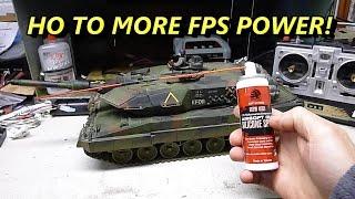 RC airsoft battle tank maintenance MORE POWER FPS!